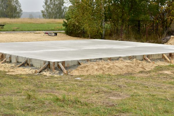 Concrete Base Installation in Jeffersonville