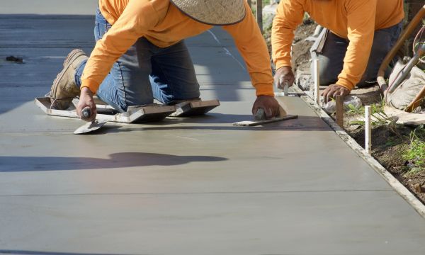 Cement Pad Construction in Jeffersonville