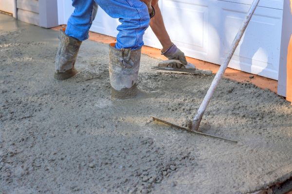 Driveway Slab Construction in Jeffersonville