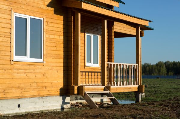 Cabin Footing Construction in Jeffersonville