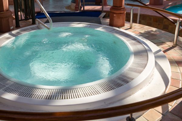 Hot Tub Patio Construction in Jeffersonville