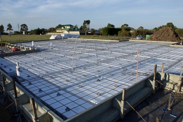 Barn Pad Construction in Jeffersonville