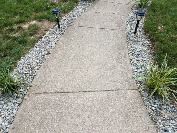 Cement Path Construction in Jeffersonville